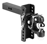 Pintle Hitch 2 tum Mottagarkrok, 2,5-3 tum Lunette Ring, bärkraft 20000 lbs