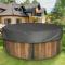 Runt Poolskydd Simbassäng Solskydd, Vattentätt UV-Beständigt Spa Skyddande Skydd, 210D för Utomhus Spa Badkar, 190*30cm-XF9-