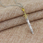 Popular High-Quality Necklace Percy Jackson Sea of Monsters Sword Pendant Necklace For Men And Women Jewelry Gifts
