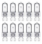 G9 Halogenlampor 25W, 230V, 10-pack