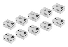{xjxj} Värmeblock Hållbart Värmemunstycke Tillbehör Lätt att installera 3D-skrivartillbehör Aluminiumvärmare