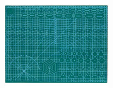 A2 Självläkande skärmattor - Dubbelsidig halkfri yta - Självläkande kvalitet - Skärmatta för hantverk, tyg, quiltning, sömnad, scrapbooking