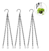 Hanging Basket Chain, 3-Pack Plant Hanger-FX-