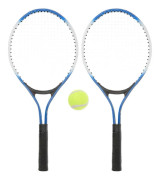 1 Set Mini Tennisracket i Legering Förälder-Barn Sportspel Leksaker Spel Sportartiklar för Barn Tonåringar Utomhus (Svart)