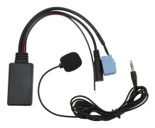 Bluetooth5.0 AUX IN-kabel 3,5 mm uttag ISO 8Pin 7 607 897 093 Handsfree-mikrofonersättning för Bora för Blaupunkt