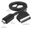 HDMI to SCART Cable 1 Meter Direct Connection Convenient Conversion FK