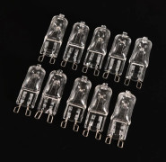 10-pack G9 Halogenlampa för Kontor, Varmvit, 25W, 23 Å