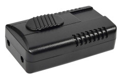 Fotmonterad dimmer 150W 230V Svart LED-kompatibel [Energiklass A]