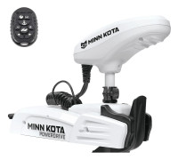 Minn Kota Riptide PowerDrive 55 MR 65", Frontmonterad Elmotor för Saltvatten, Vit, Rigg 165 cm (65''), 12 V, 25 kg dragkraft