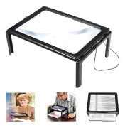 Magnifying Glass for Visually Impaired 3x Full Page Hands-Free Light