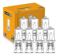 10 st G9 28w/40w Dimbar 370 Lumen C-klass Halogenlampor