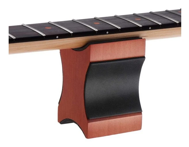 2-i-1 Bakelit Klassiskt Gitarr Nackstöd Fäste Gitarrhals Fäste Gitarrhandtag Fäste Kuddstöd