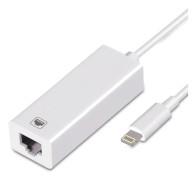 CQBB Ethernet RJ45-adapter för Lightning, kompatibel med iPhone och iPad 100