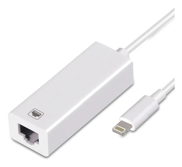 Ethernet RJ45-adapter för Lightning till iPhone och iPad 100