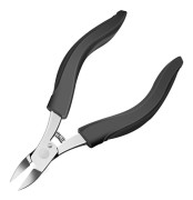 QU) Svart nagelklippare för starka tånaglar, 140mm × 75mm nagelklippare
