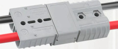 10 st Anderson-kontakt 50A med Anderson-handtag Gaffeltruck Batteriladdning Snabbkopplingskit Som Visat