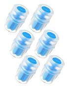 6 Pieces Replacement Bite Valve Cover, Water Bladder Bite Valve Replacement Hydration Silicone Nozzle Accessories, A