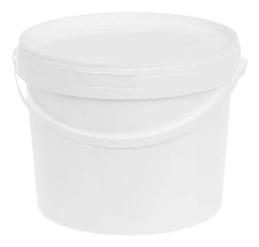 Inläggningshink med lock 3L Vit