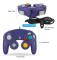 Gamecube-handkontroll, 2-pack klassiska spelkontroller med vibrationsjoystick