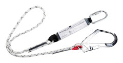 Portwest Kernmantle Stötdämpare Enkel Lanyard One Size Vit
