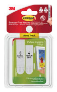Command Bildhängningsremsor Set, Medium & Large (12-pack) På Multi Colour One Size