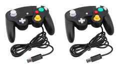 2 x Kabalo Trådbunden Gamepad Joypad Spelkontroll för Nintendo Gamecube / Wii Konsol