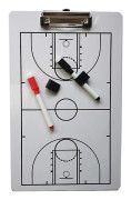 Coach Board Torktavla för Coaching Dubbelsidig Design Strategitavla Whiteboard för Basket