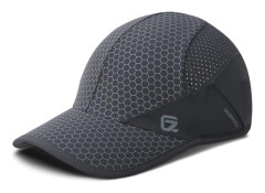 Stretch Running Hat med mjuk skärm, snabbtorkande, ostrukturerad, unisex-vuxen