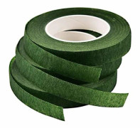 Florist Stjälk Wrap 3 rullar Floristtejp Mörkgrön Blomtejp Blomstjälk Wrap Tejp Bukett Tejp 90 Fot/Rulle Mörkgrön