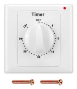 AC 220V Timerpump Högpresterande Elektronisk Styrning Mekanisk Nedräkningsuttag Tidbrytare-30min