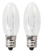 5 st Saltlampslampor Ersättning Långvarig 15 Watt E12 Sockel Varmt Ljus Kandelaberlampor (Varmvitt Ljus)
