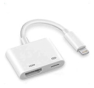 Apple Lightning till HDMI-adapter, Digital AV-dongel, 1080P Synkkabel för iPhone, iPad, iPod till TV/Projektor/Skärm, MFi-certifierad Video