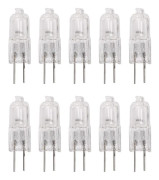 10 x G4 Halogen Ljus Lampa Belysning 10w Varmvit