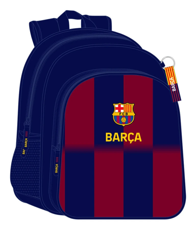 School Bag F.C. Barcelona Blue Maroon 32 x 38 x 12 cm