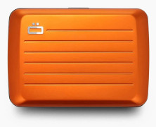 ÖGON DESIGN - SMART CASE V2 | Orange - Orange plånbok i anodiserad aluminium