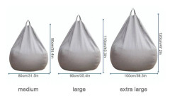 Ny Extra Stor Sittsäck Stol Sofföverdrag Inomhus Lat Fåtölj För Vuxna Barn Kampanjpris Brun 80*90cm Brun Brown 80 * 90cm