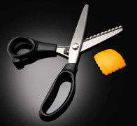 (5mm Arch) Fabric Pinking Shears, Pinking Scissors and Wavy Scissors for Dressmaking