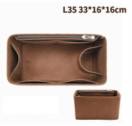 Väskorganisatör Filt Tyginsats 25 30 35 Smink Handväska Kaffe StyleB L Coffe StyleB L Coffe StyleB L