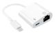 [RM] Lightning to Ethernet Adapter, Compatible 2 in 1 Ethernet Lan Network Adapter with Charging Port