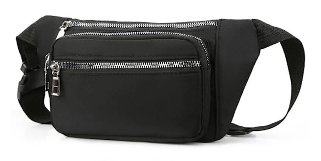 Midjeväska Nylon - 3 Fack