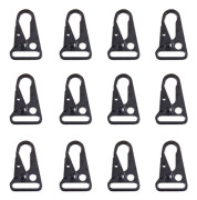 12-pack multifunktionella nyckelringskarbinhakar (5x2,5 cm) tänger Bu