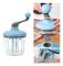 Plastic Whisk, Semi-Automatic Whisk, Milk and Egg Whisk, Kitchen Whisks for Whipping, Cooking, Baking and Frothing Blue