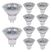 Halogenlampor 20W 12V GU4 sockel 2800K Varmvit Dimbar, 10-pack (FQ)