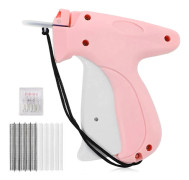 Fine Stitch Gun Stitchy Snabb Klädreparatör för Kläder, Mikro Taggningsvapen för Kläder med 5 Fina Nålar & 1000 St Fastsättningar, Mini Snabb Klibbig