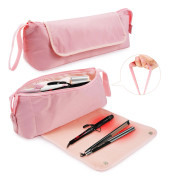 Hair Tools Organizer-väska med värmetålig matta rosa