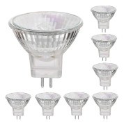 12V 35W Halogenlampor Gu4 Spot Base 2800k Varmvit, Dimbar, 8-pack Botao Hög Kvalitet