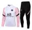 Paris Saint-Germain Liverpool Brasilien Marseille långärmad tröja vuxen barnkläder halv dragkedja träningsoverall Vit Rosa 18(bt) 18 White Pink