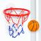 Dörrbasketspel - Inkluderar 1 Mini Basketboll och 1 Nätkorg, Inomhus Basketset för Hem, Kontor, 6cm Mini Basketboll