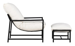 Venture Home - Corso Lounge-fåtölj - Svart - Solstolar & solsängar - Från Homeroom