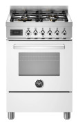 Bertazzoni PRO64L1EBIT Professional gasspis med singelugn, 60 cm, vit